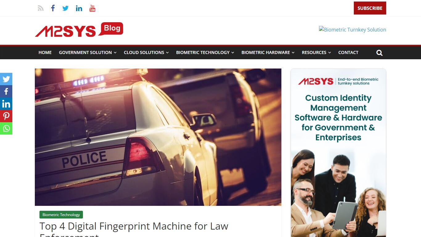 Top 4 Digital Fingerprint Machine for Law Enforcement